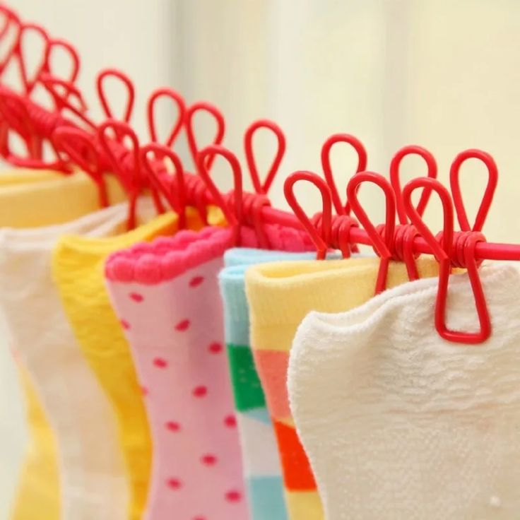Clotheslines with 12 Clips